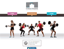 Tablet Screenshot of fitness-vitamine.ch